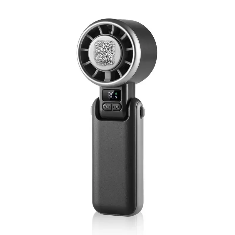 Ventilateur portable effet glaçon, coloris noir